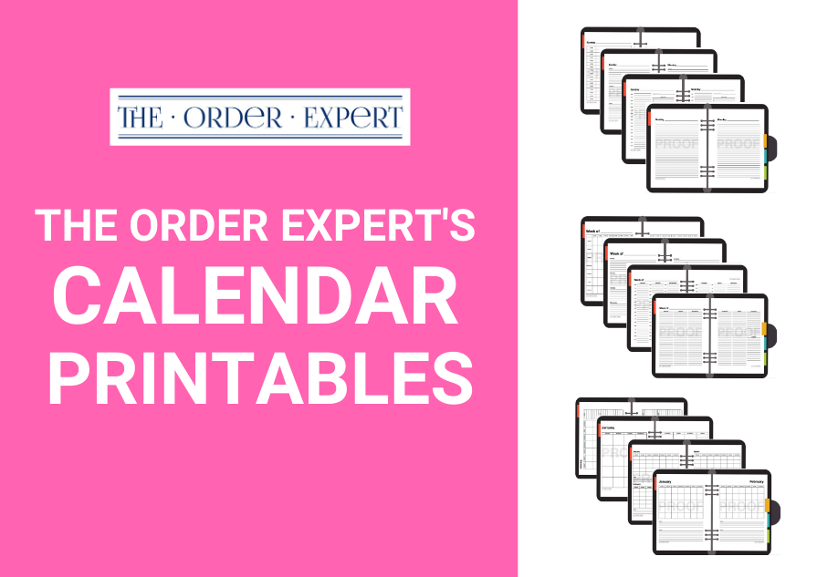 Blank Calendar: Printable Blank Calendar The Order Expert